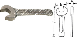 Úderový klíč plochý HAZET 452-85
