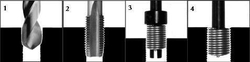 Sada na opravu závitů, 15 ks - M10 x 1.5 x 13.5 mm (10) - H1110A