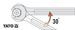 Sada očkoplochých klíčů 25ks, 6-32 mm - YT-0365