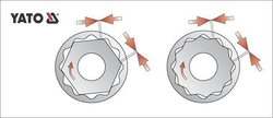 Vnitřní nástrčný klíč 1/2" dvanáctihranný 17 mm YATO - YT-1279