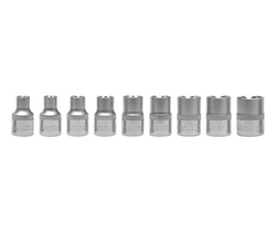 Sada vnitřních nástrčných klíčů 1/2" TORX E10-E24 9 ks YATO - YT-0521