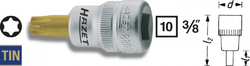 Hlavice s bitem TORX 3/8" T25 HAZET 8802-T25 - HA039661