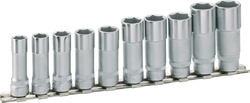 Sada vnitřních nástrčných klíčů 3/8" šestihranný 10-19mm HAZET 880LG/10H - HA040865