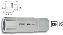Vnitřní nástrčný klíč 1/2" šestihranný 12mm HAZET 900LG-12 - HA043873