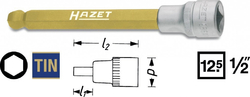 Hlavice s bitem HEX s kulovou hlavou 1/2" S10 Hazet 986KK-10 - HA052134