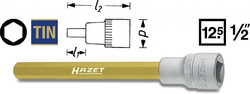 Dlouhá hlavice s bitem HEX 1/2" S9 Hazet 986LG-9 - HA156481