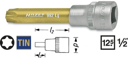 Hlavice s bitem TORX 1/2" T60 HAZET 992LG-T60 - HA100590