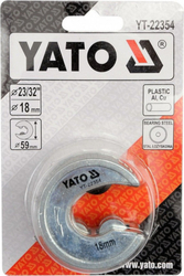 Řezač na trubky PVC, hliník, měď 18 mm YT-22354