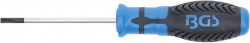 Šroubovák, plochý 4 mm, Délka čepele 80 mm, BGS 4929