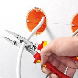 Elektroinstalační kleště chromované 200 mm  - 1396200