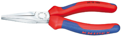 Rovné ploché kleště 140 mm Knipex typu Langback chromované - 3015140