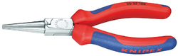 Rovné kulaté kleště 160 mm Knipex typu Langbeck chromované - 3035160