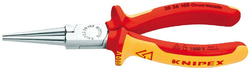 Rovné kulaté kleště 160 mm Knipex typu Langback chromované - 3036160
