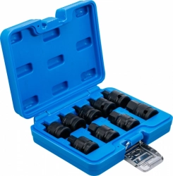 Sada vnějších nástrčných klíčů 1/2", HEX 5-19 mm, 9 ks - BGS 5485
