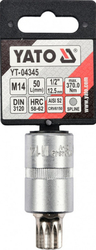Hlavice s bitem XZN 1/2" M14  YATO - YT-04345