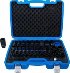 Sada vnitřních nástrčných klíčů, 1/2", 9 - 30 mm, 40 ks, BGS 7280