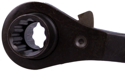Očkový ráčnový klíč (lešenářská ráčna) 17 x 19 mm - HT191406
