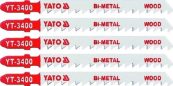 List do přímočaré pily 100 mm na dřevo TPI6 5 ks Bi-Metal