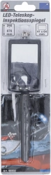 Teleskopické inspekční zrcátko, LED, 290 - 876 mm - BGS 99302