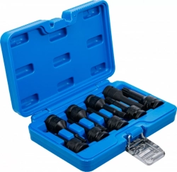 Sada vnějších rázových nástrčných klíčů 1/2" XZN, M4-M16, 9 ks - B5482