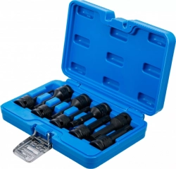 Sada vnějších rázových nástrčných klíčů 1/2" XZN, M4-M16, 9 ks - B5482