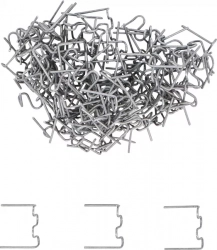 Sponky na opravu plastů, typ S, 0,8 mm, 100 ks - B73353