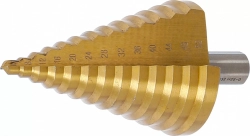 Stupňovitý vrták do kovu s titanovým povrchem, 6 - 52 mm - B74432