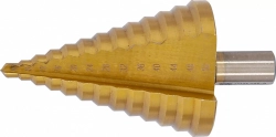 Stupňovitý vrták do kovu s titanovým povrchem, 6 - 52 mm - B74432