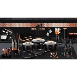 Hrnec Berlingerhaus s mramorovým povrchem 28 cm Black Rose Collection BH-1931