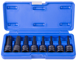 Sada vnějších nástrčných klíčů TORX 1/2", 8 ks - LIASA40002