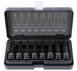 Sada vnějších nástrčných klíčů HEX 1/2", 8 ks - Liasa40005