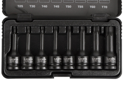 Sada vnějších nástrčných klíčů TORX 1/2", 8 ks - LIASA40007