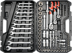 Gola sada s klíči 1/2", 3/8" a 1/4", 111 ks - YT-38831