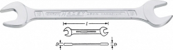 Oboustranný plochý klíč 450NA-1/4 x 5/16VKH Hazet - HA020911