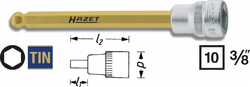 Hlavice s bitem HEX s kulovou hlavou 3/8" S8 Hazet 8801KK-8 - HA039616