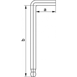 Klíč imbusový 10.0 mm - YT-5794
