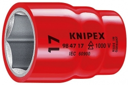 Vnitřní nástrčný klíč 1/2" šestihranný 22mm Knipex - 984722