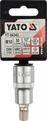 Hlavice s bity XZN 1/2" M10 YATO - YT-04343