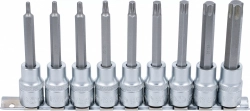 Sada hlavic s bity TORX, 1/2", 9 ks - B5177