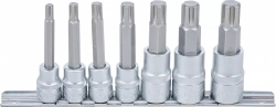 Hlavice s bity RIBE, 3/8" a 1/2", M6-M14, sada 7 ks - B5185