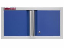Celokovová dvoukřídlá závěsná skříňka PROFI BLUE 680x281x350 mm - MWGB1326C